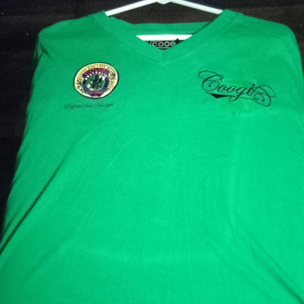 Coogi Shirt Size 3XL Green
